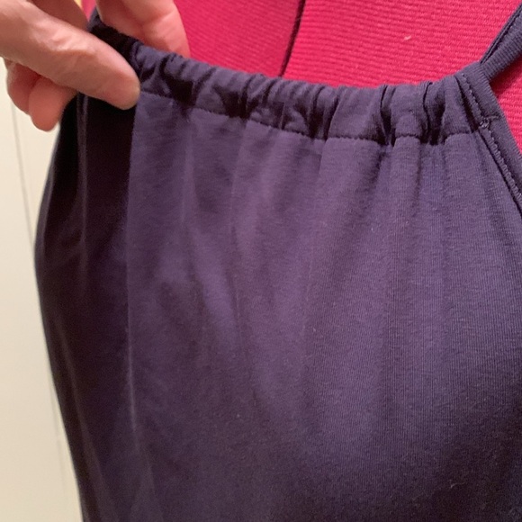 Harmont & Blaine Black Rushed Neckline with tie and keyhole tie closure in back - Picture 10 of 10